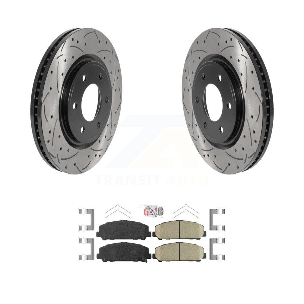 Transit Auto KDA-100202 Disc Brake Kit for 2007-2024 Nissan Armada, Nissan TITAN, INFINITI QX80 & more - Front product image