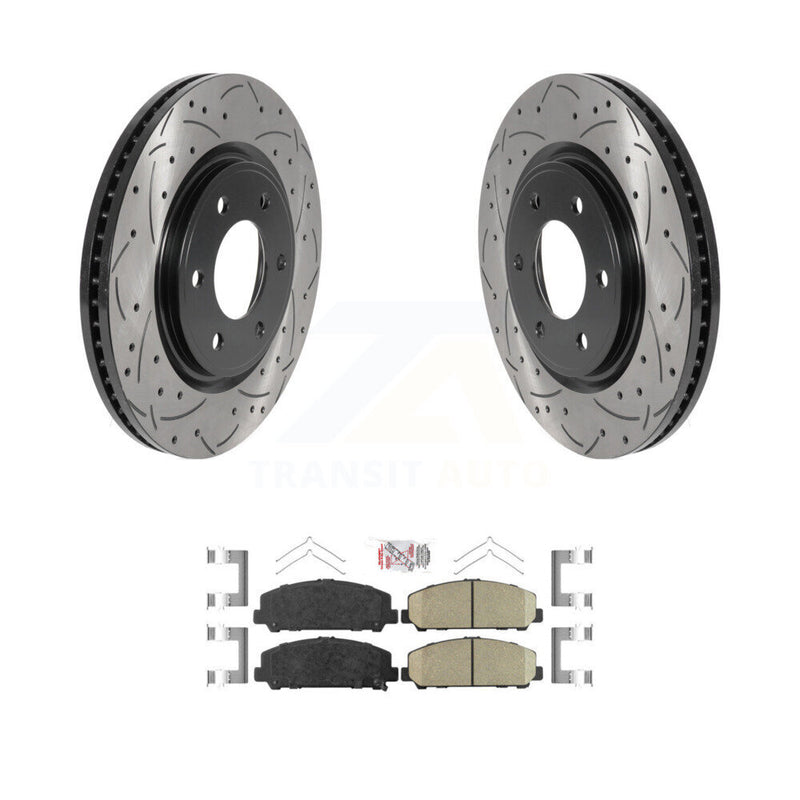 Transit Auto KDA-100202 Disc Brake Kit for 2007-2024 Nissan Armada, Nissan TITAN, INFINITI QX80 & more - Front product image