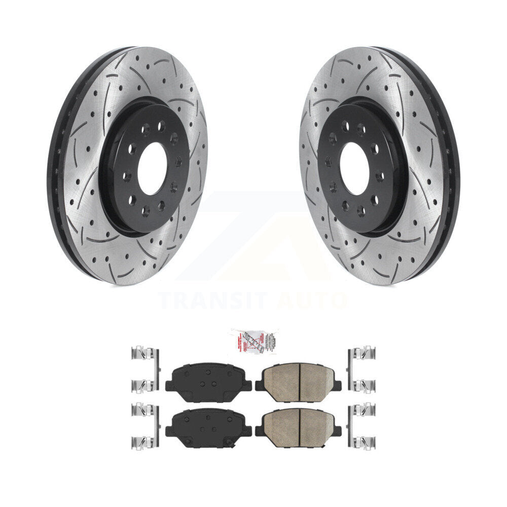 Transit Auto KDA-100205 Disc Brake Kit for 2016-2020 Chevrolet Equinox, GMC Terrain, Buick Regal Sportback & more - Front product image