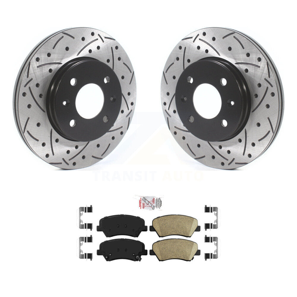 Transit Auto KDA-100228 Disc Brake Kit for 2012-2018 Kia Rio, Hyundai Accent - Front product image
