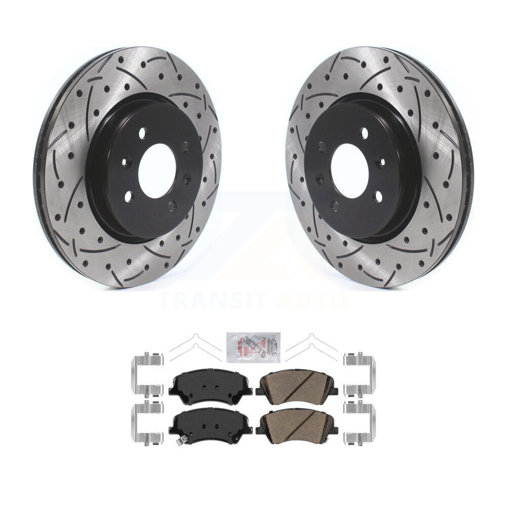 Transit Auto KDA-100229 Disc Brake Kit for 2018-2023 Kia Rio, Hyundai Accent - Front product image