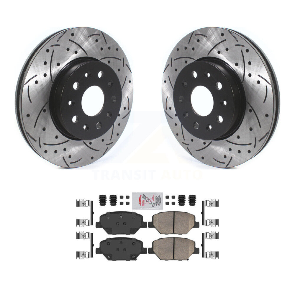 Transit Auto KDA-100247 Disc Brake Kit for 2016-2020 Chevrolet Camaro - Front product image
