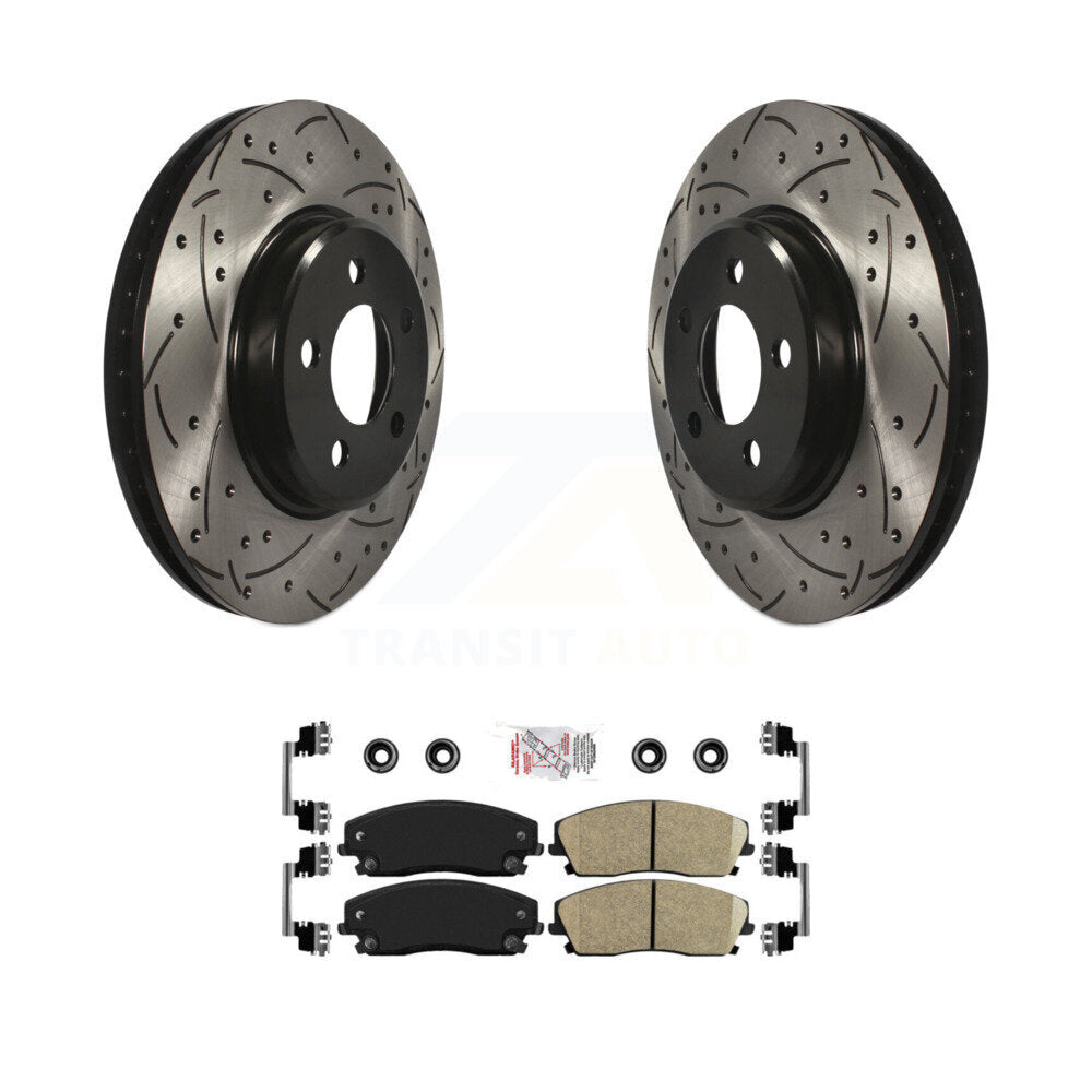Transit Auto KDA-100254 Disc Brake Kit for 2005-2023 Chrysler 300, Dodge Challenger, Dodge Charger & more - Front product image