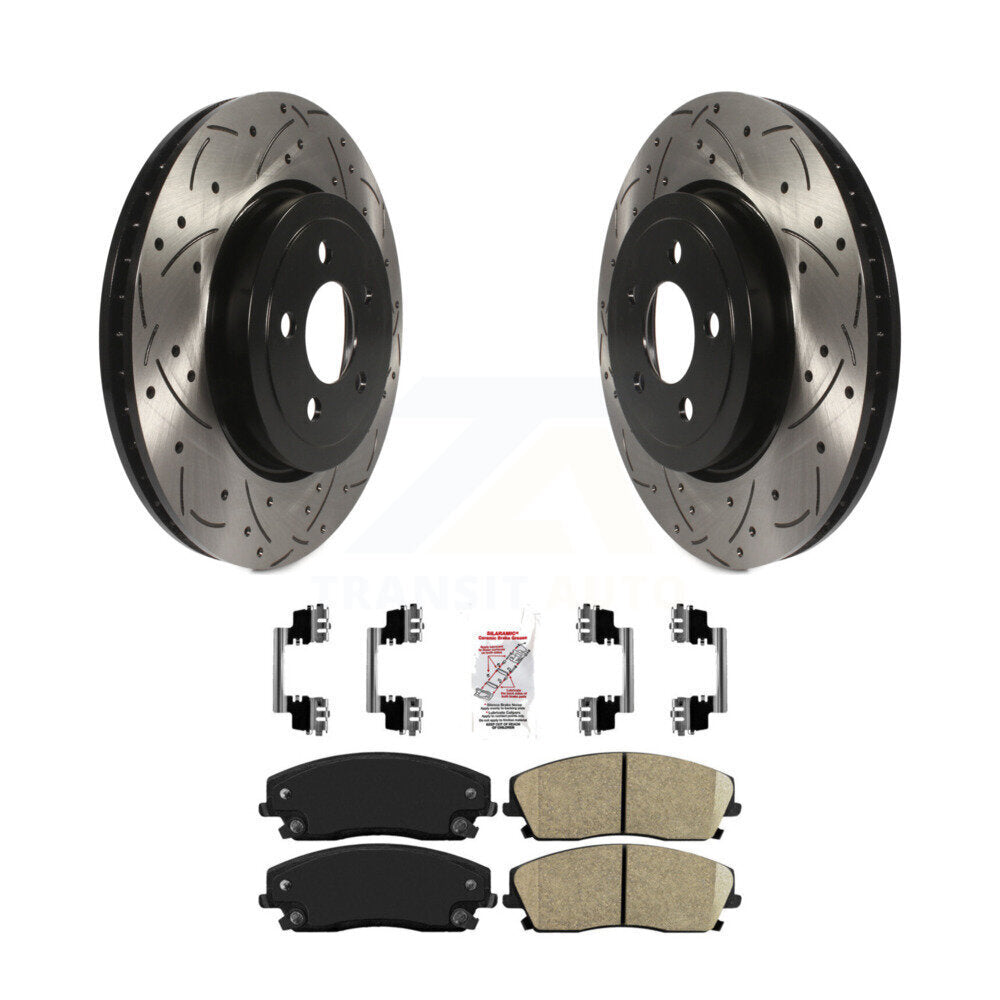 Transit Auto KDA-100257 Disc Brake Kit for 2015-2018 Dodge Charger - Front product image