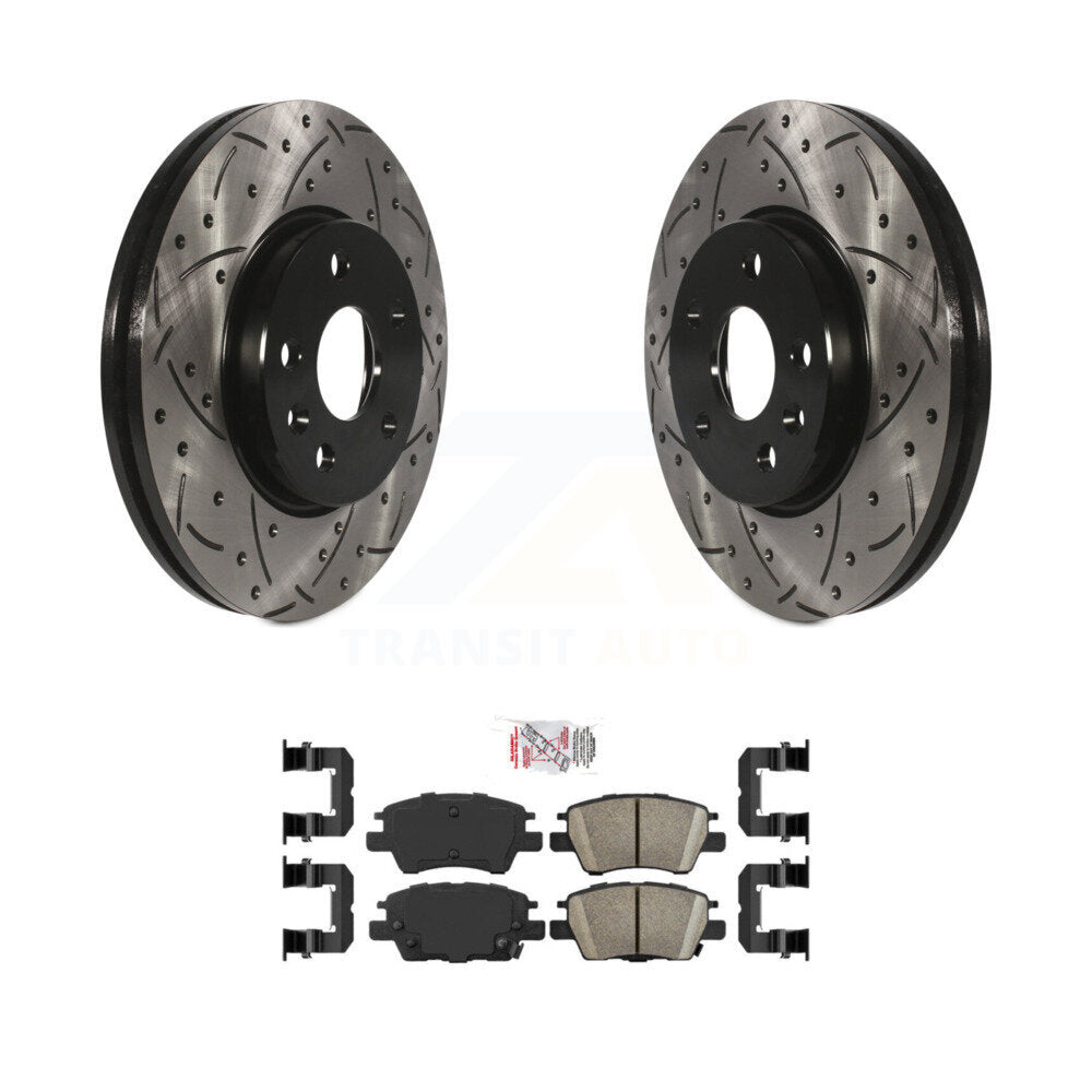 Transit Auto KDA-100268 Disc Brake Kit for 2016-2023 Chevrolet Bolt EUV, Chevrolet Bolt EV, Chevrolet Cruze & more - Front product image