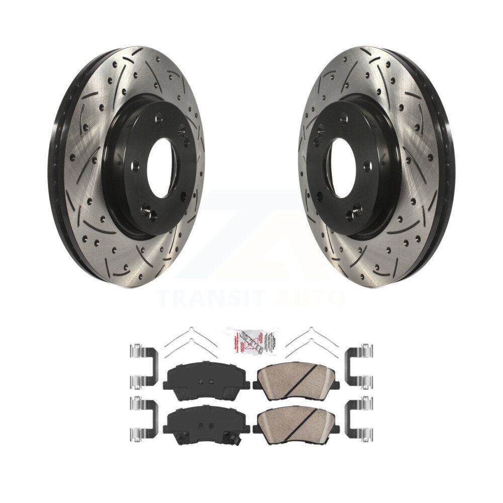 Transit Auto KDA-100291 Disc Brake Kit for 2017-2020 Hyundai Elantra - Front product image