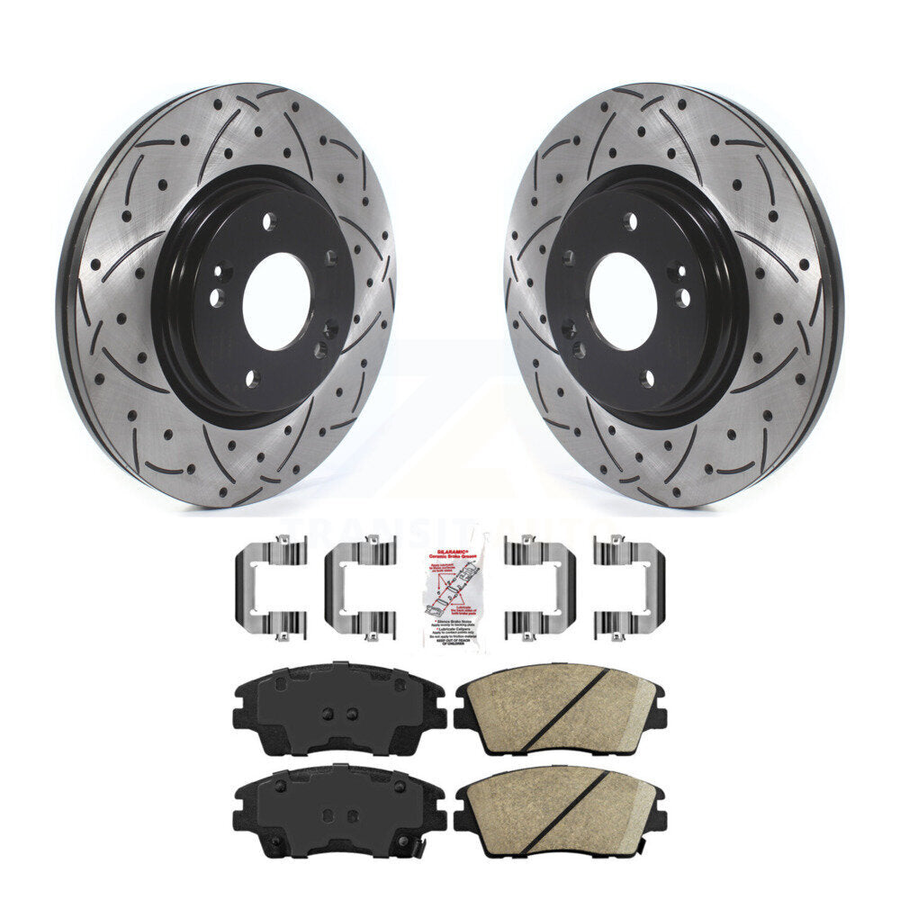 Transit Auto KDA-100293 Disc Brake Kit for 2016-2022 Hyundai Tucson, Hyundai Elantra, Kia Sportage - Front product image