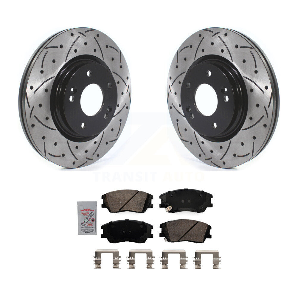 Transit Auto KDA-100298 Disc Brake Kit for 2017-2023 Kia Soul, Kia Soul EV - Front product image