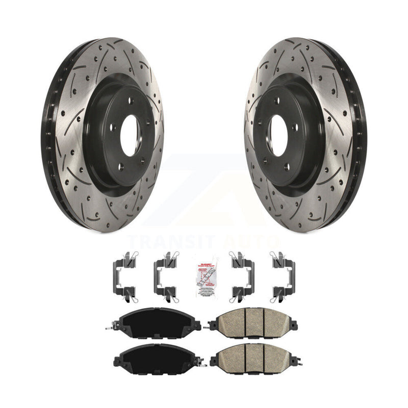 Transit Auto KDA-100299 Disc Brake Kit for 2013-2024 Nissan Murano, INFINITI QX60, INFINITI JX35 & more - Front product image