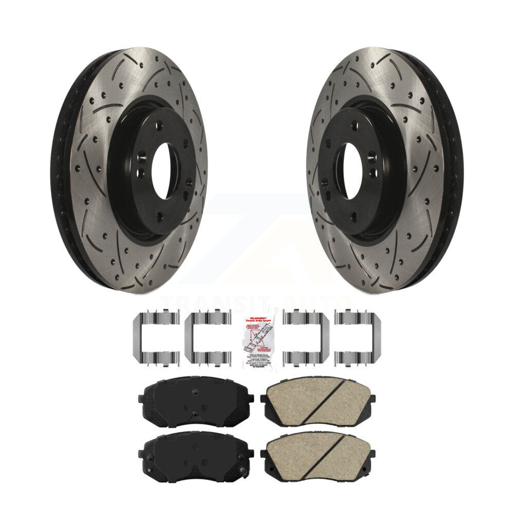 Transit Auto KDA-100313 Disc Brake Kit for 2010-2016 Hyundai Tucson, Kia Soul EV, Kia Sportage - Front product image