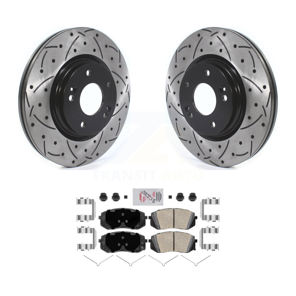 Transit Auto KDA-100319 Disc Brake Kit for 2015-2023 Kia Optima, Hyundai Kona Electric, Kia Niro EV & more - Front product image