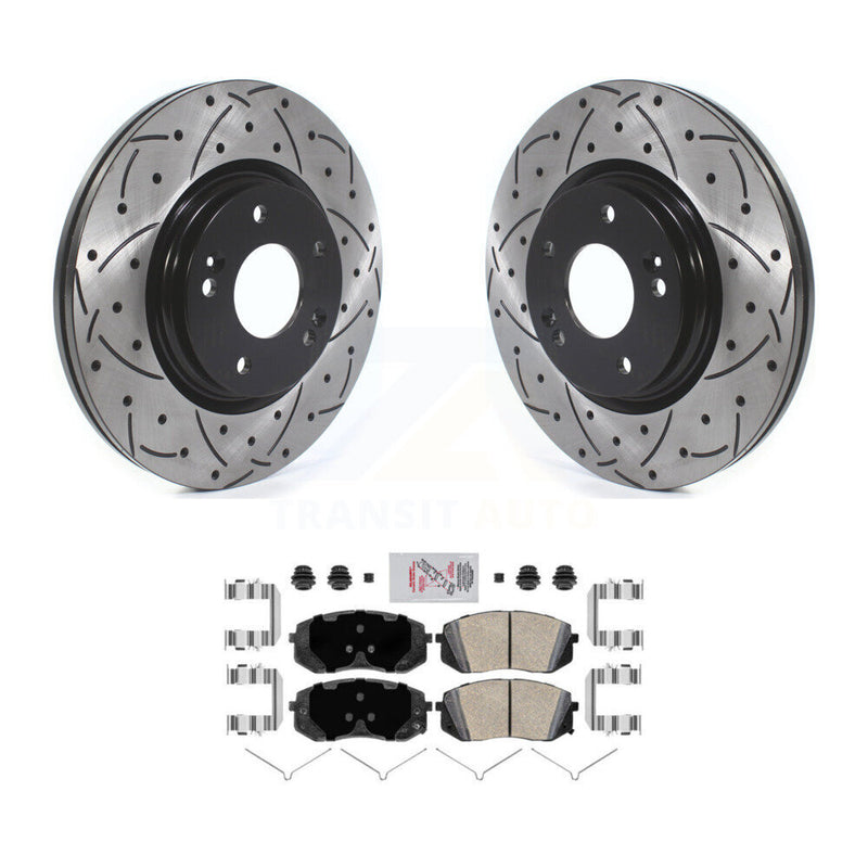 Transit Auto KDA-100319 Disc Brake Kit for 2015-2023 Kia Optima, Hyundai Kona Electric, Kia Niro EV & more - Front product image
