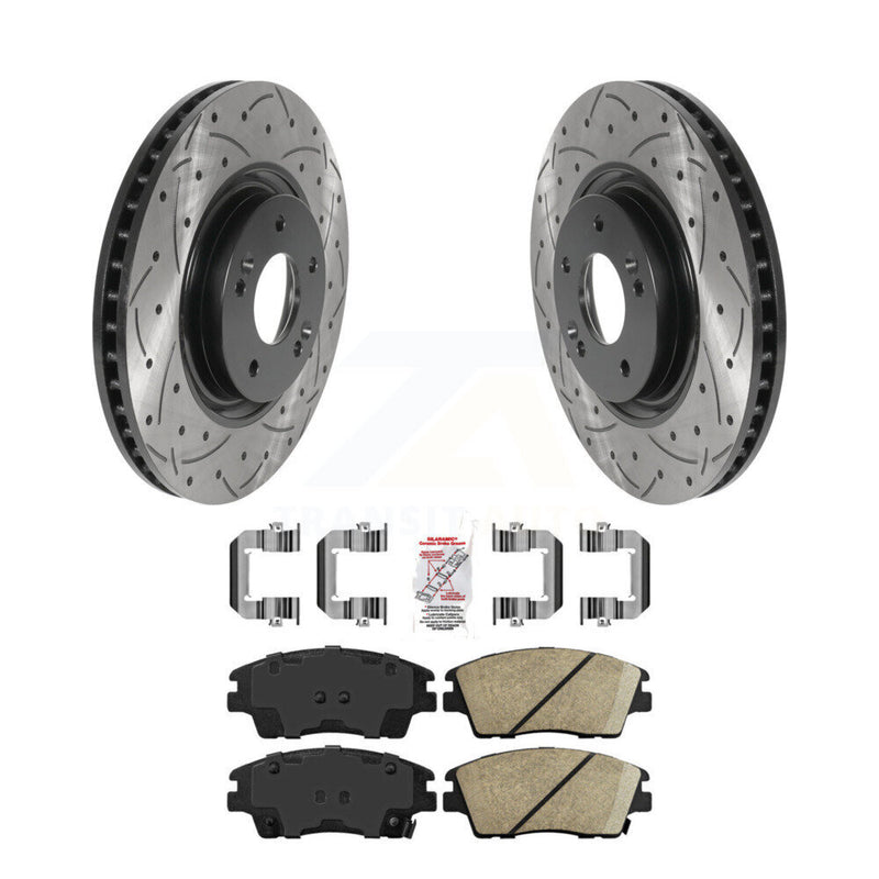 Transit Auto KDA-100322 Disc Brake Kit for 2017-2022 Kia Sportage - Front product image