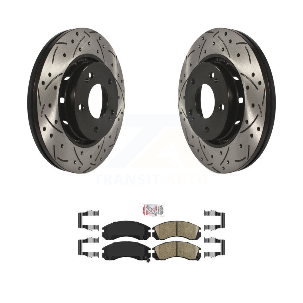 Transit Auto KDA-100330 Disc Brake Kit for 2009-2015 Mitsubishi Lancer - Front product image