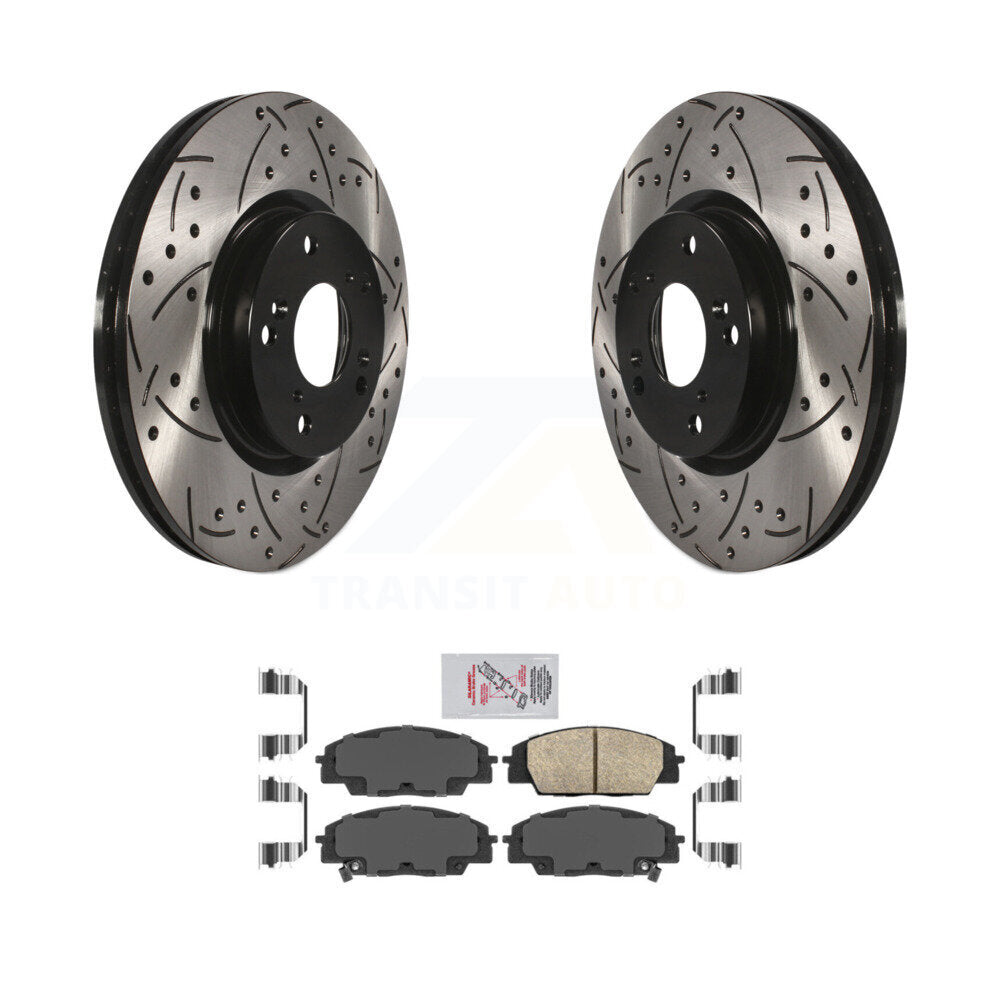 Transit Auto KDA-100333 Disc Brake Kit for 2002-2011 Acura CSX, Honda Civic, Acura RSX - Front product image