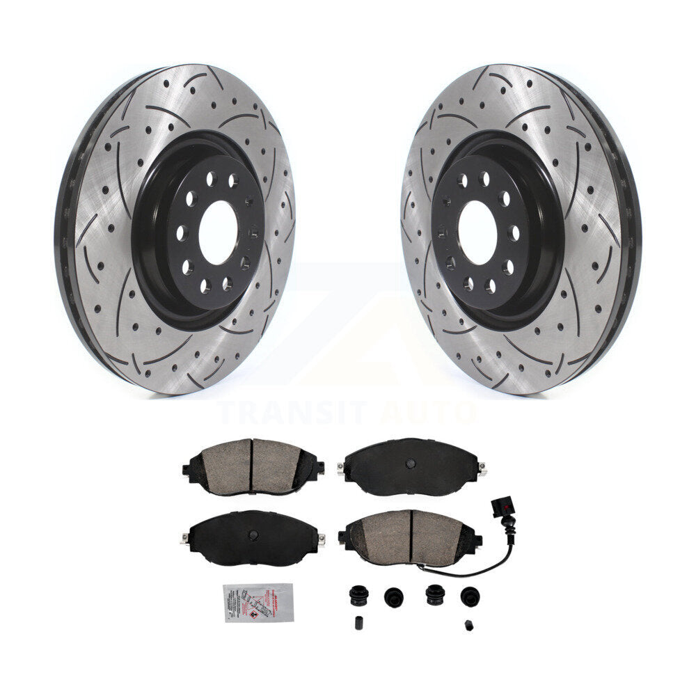 Transit Auto KDA-100341 Disc Brake Kit for 2015-2023 Audi A3 Quattro, Volkswagen Arteon, Volkswagen Jetta & more - Front product image