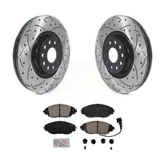 Transit Auto KDA-100341 Disc Brake Kit for 2015-2023 Audi A3 Quattro, Volkswagen Arteon, Volkswagen Jetta & more - Front product image