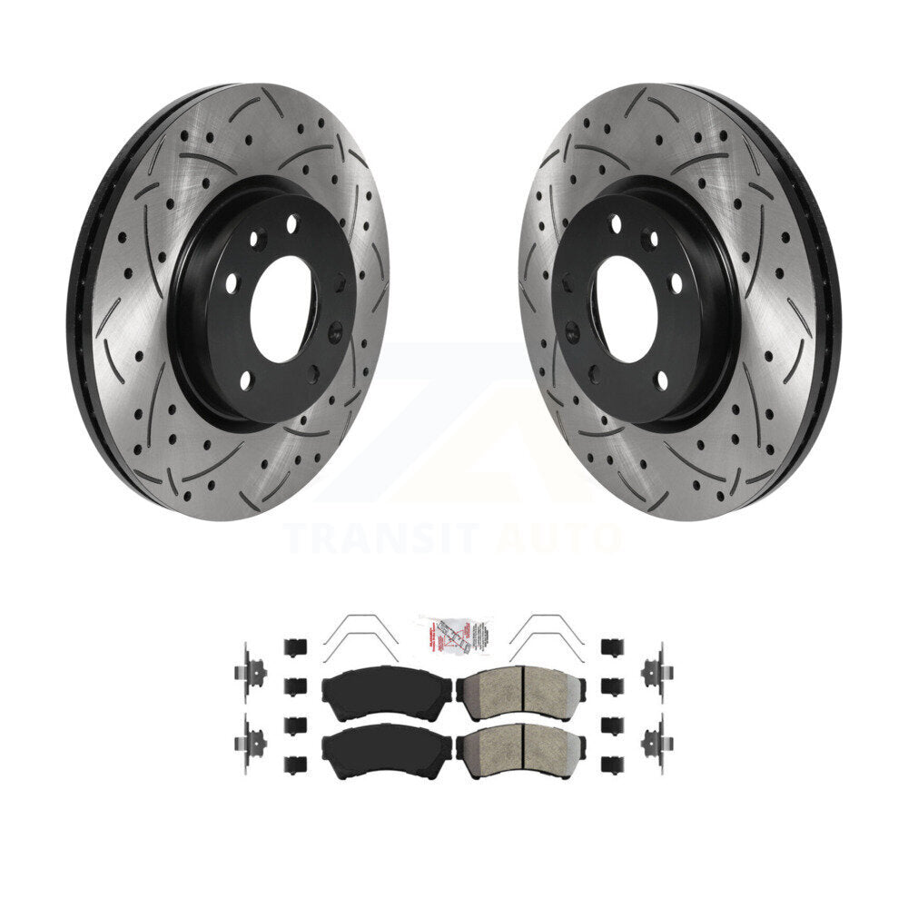 Transit Auto KDA-100348 Disc Brake Kit for 2006-2013 Mazda 6, Lincoln MKZ, Ford Fusion & more - Front product image