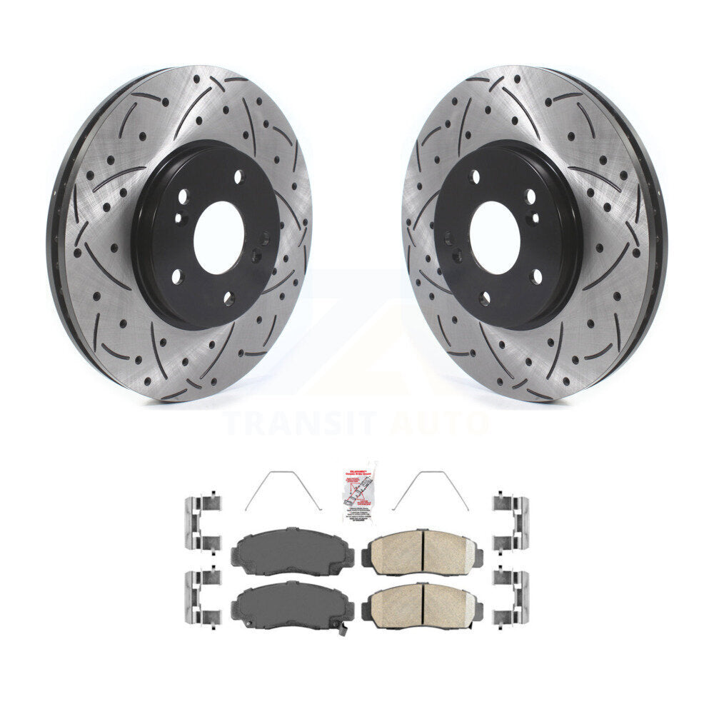 Transit Auto KDA-100354 Disc Brake Kit for 1999-2014 Honda Accord, Acura TL, Acura TSX & more - Front product image