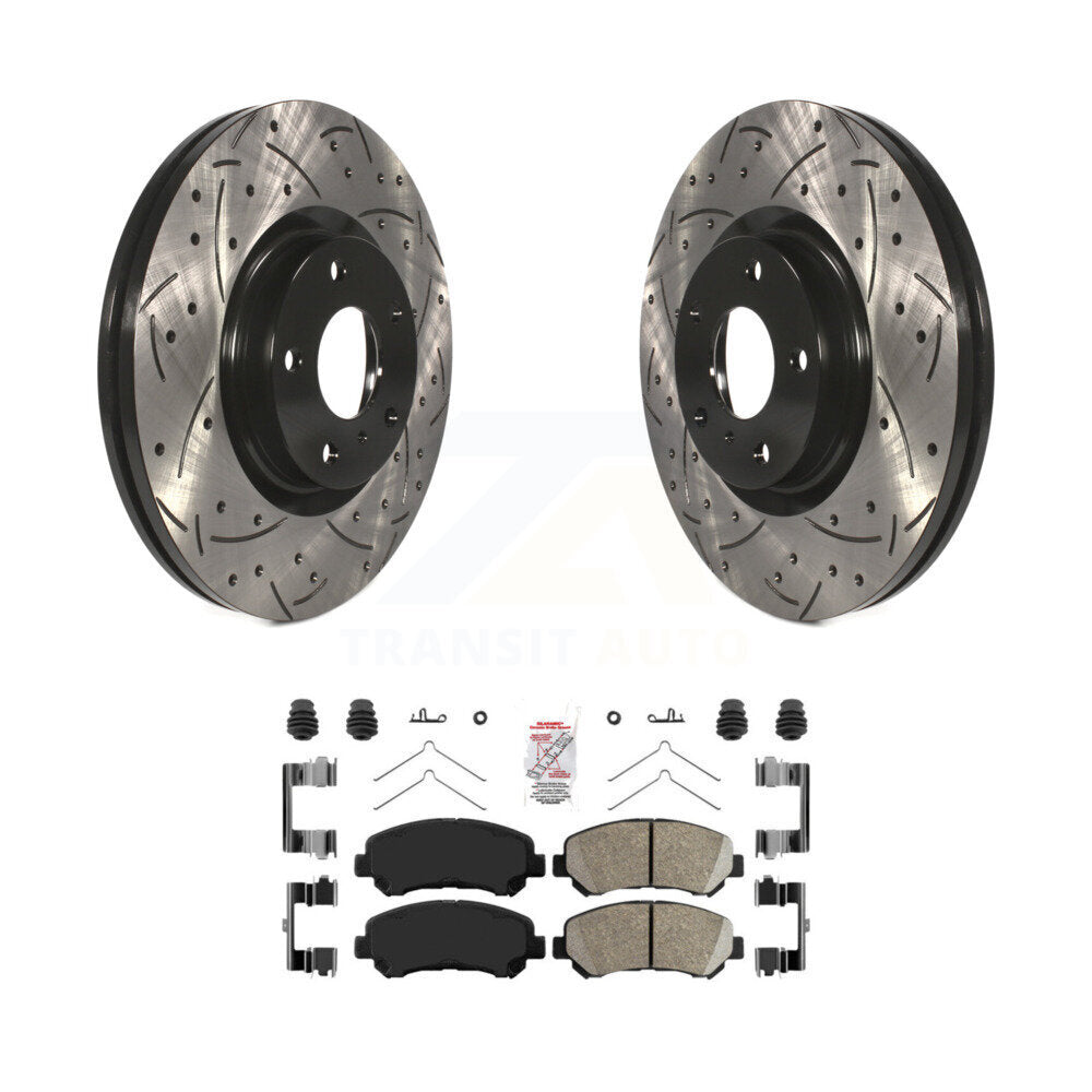 Transit Auto KDA-100364 Disc Brake Kit for 2009-2022 Nissan Maxima - Front product image