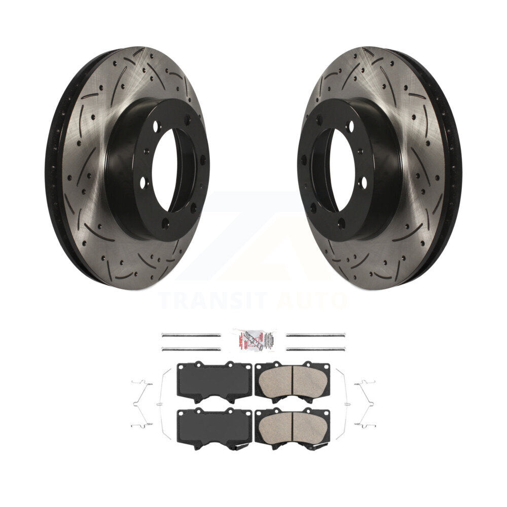 Transit Auto KDA-100368 Disc Brake Kit for 2003-2023 Toyota Tacoma, Toyota FJ Cruiser, Toyota 4Runner - Front product image