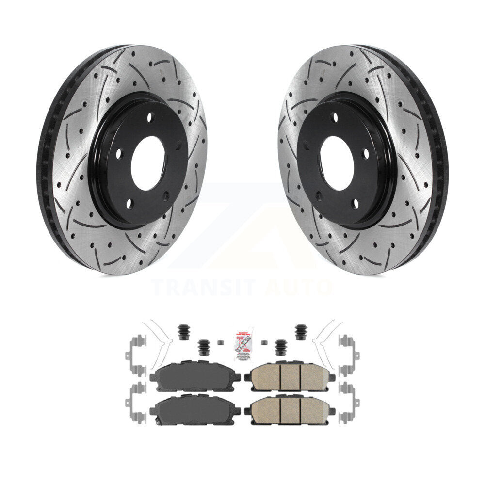 Transit Auto KDA-100386 Disc Brake Kit for 2011-2017 Nissan Quest - Front product image