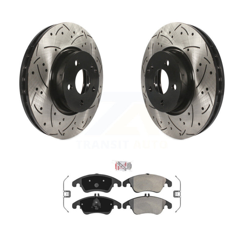 Transit Auto KDA-100389 Disc Brake Kit for 2008-2019 Mercedes-Benz SLC300, Mercedes-Benz E400, Mercedes-Benz C300 & more - Front product image