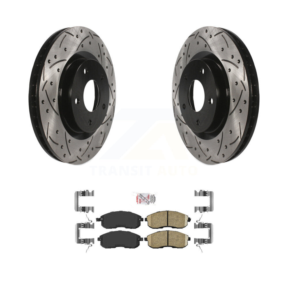 Transit Auto KDA-100404 Disc Brake Kit for 2007-2012 Nissan Sentra - Front product image