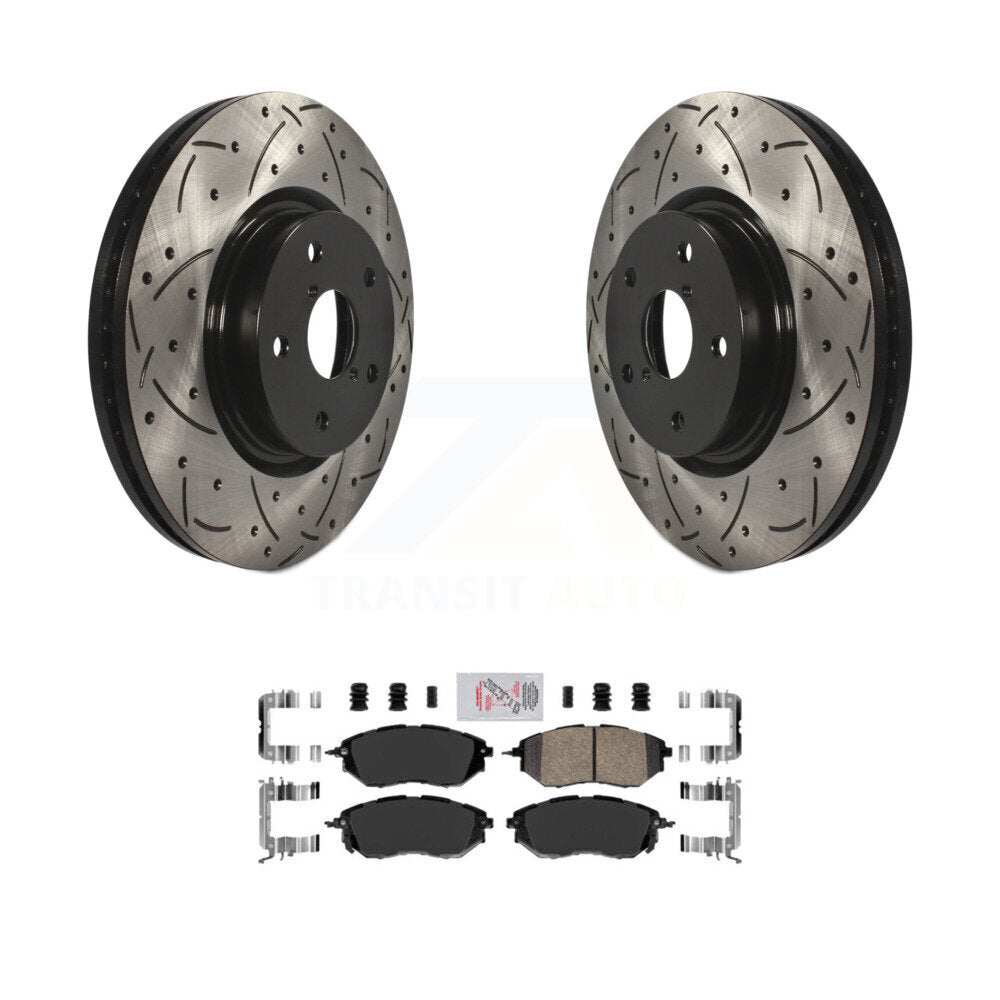 Transit Auto KDA-100416 Disc Brake Kit for 2006-2021 Subaru Legacy, Subaru Outback, Subaru WRX & more - Front product image