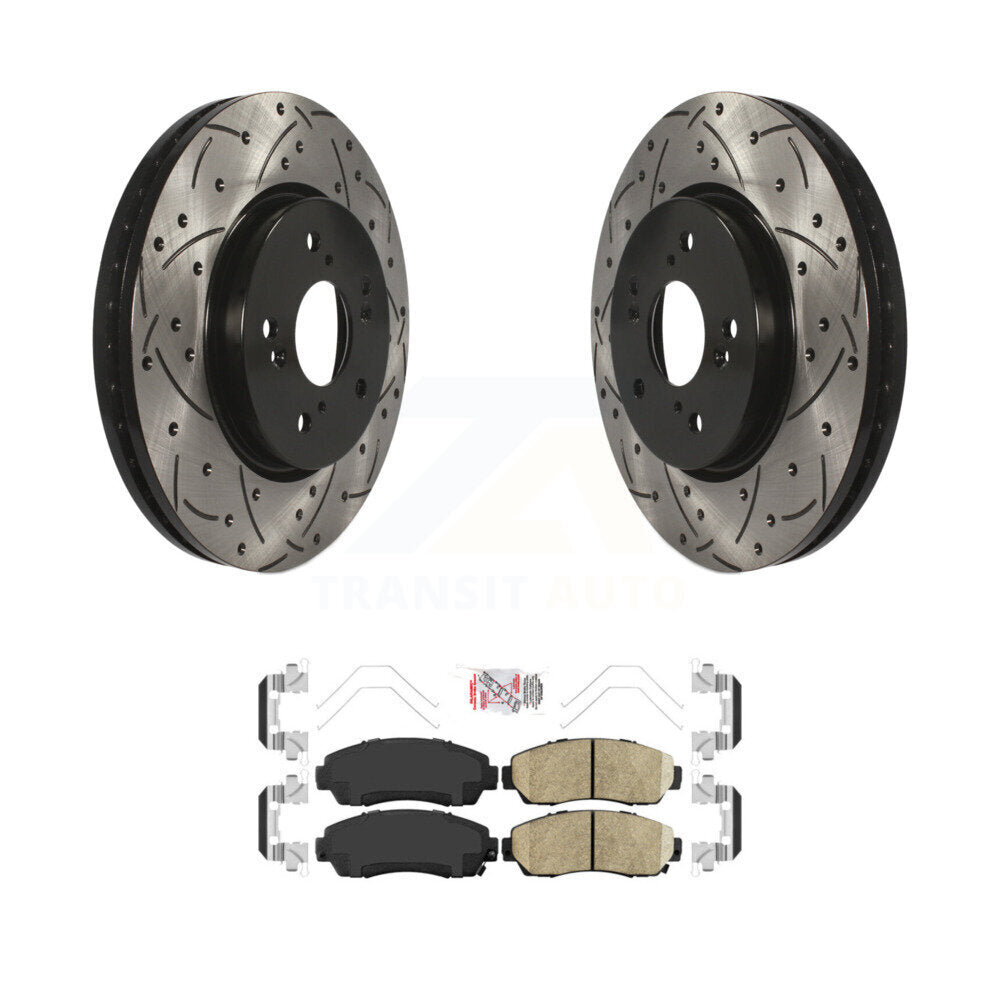 Transit Auto KDA-100444 Disc Brake Kit for 2007-2016 Honda Crosstour, Honda CR-V, Honda Accord Crosstour & more - Front product image