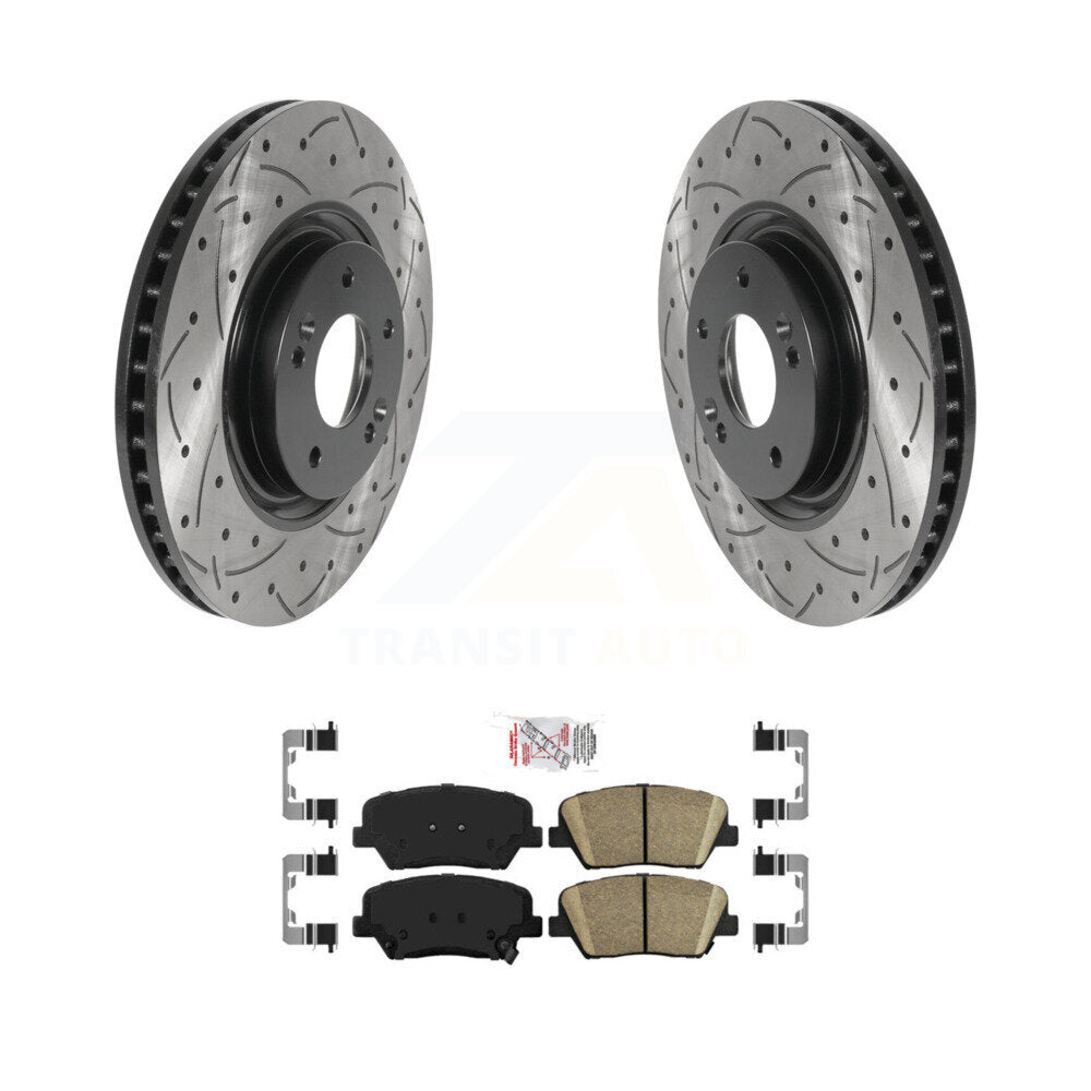 Transit Auto KDA-100451 Disc Brake Kit for 2012-2017 Hyundai Azera - Front product image