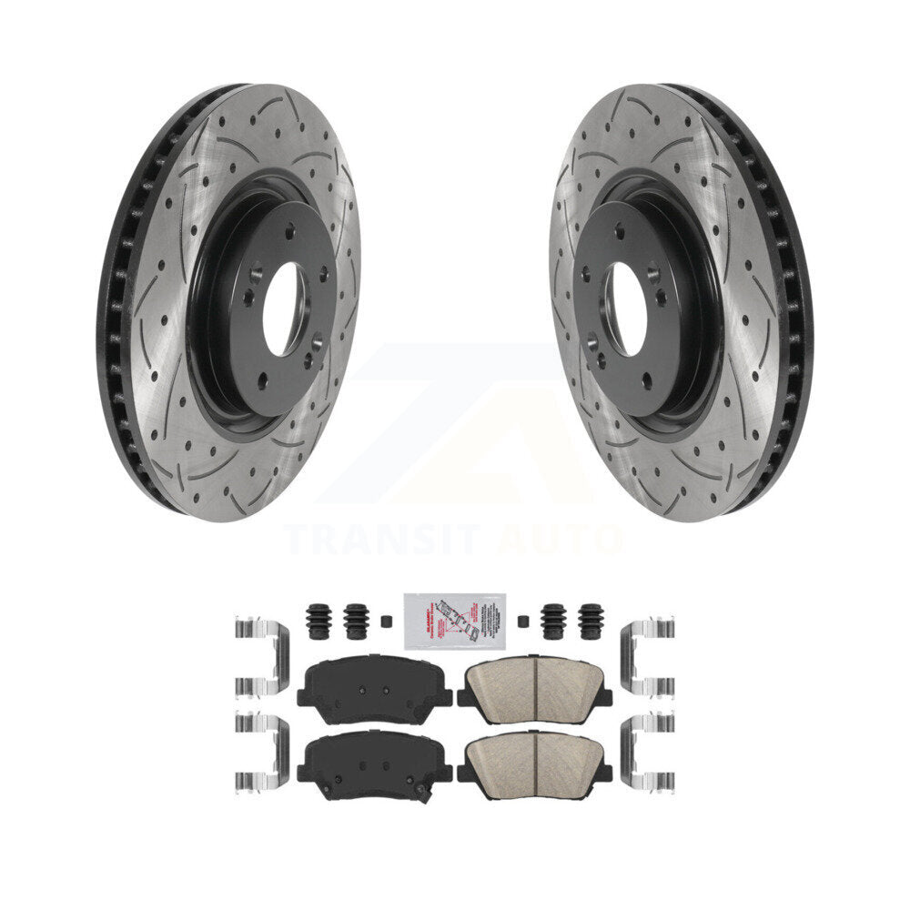 Transit Auto KDA-100452 Disc Brake Kit for 2012-2017 Hyundai Azera - Front product image