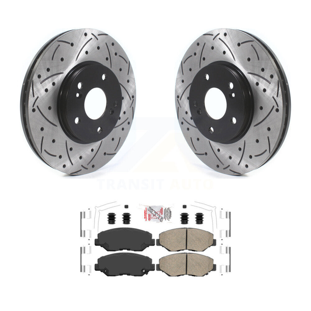 Transit Auto KDA-100457 Disc Brake Kit for 2003-2008 Honda Accord, Honda Pilot - Front product image