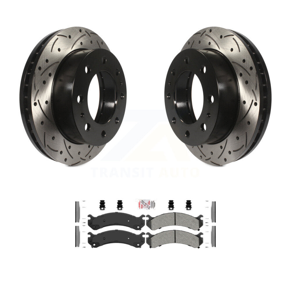 Transit Auto KDA-100459 Disc Brake Kit for 1999-2020 GMC Savana 3500, Chevrolet Express 3500, Chevrolet Express 2500 & more - Front product image