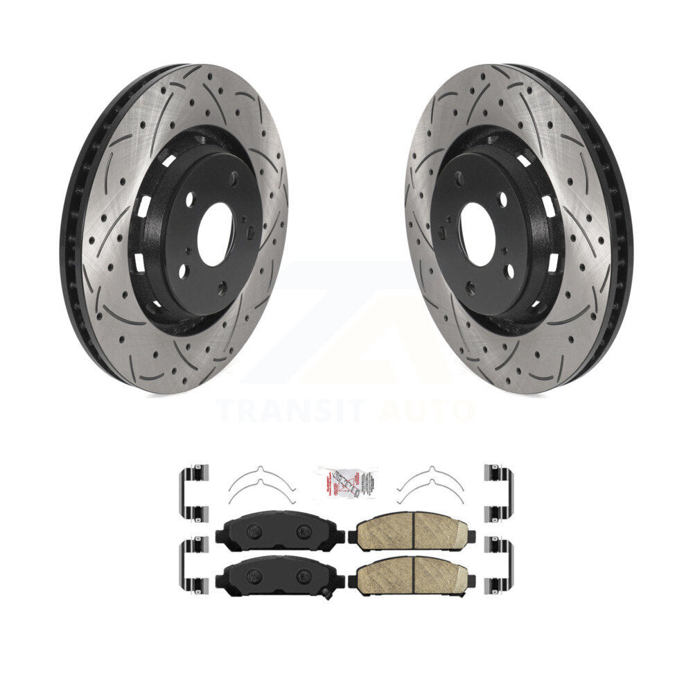 Transit Auto KDA-100464 Disc Brake Kit for 2009-2016 Toyota Venza - Front product image