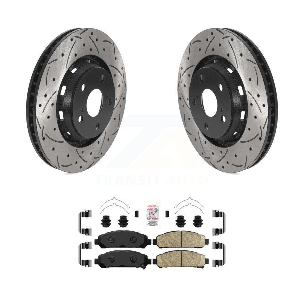 Transit Auto KDA-100465 Disc Brake Kit for 2009-2016 Toyota Venza - Front product image