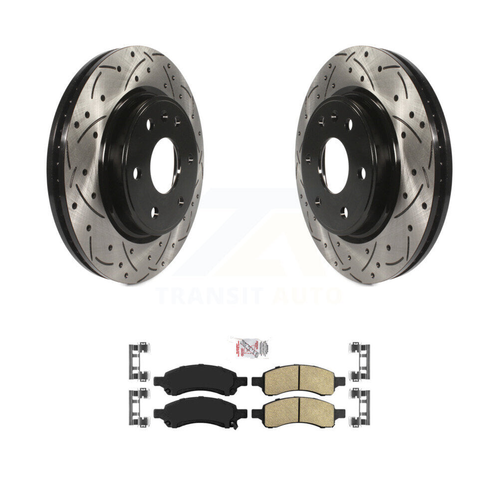 Transit Auto KDA-100490 Disc Brake Kit for 2007-2017 GMC Acadia Limited, Chevrolet Traverse, Buick Enclave & more - Front product image