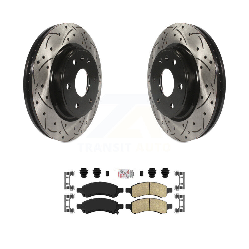 Transit Auto KDA-100491 Disc Brake Kit for 2007-2017 GMC Acadia Limited, Chevrolet Traverse, Buick Enclave & more - Front product image