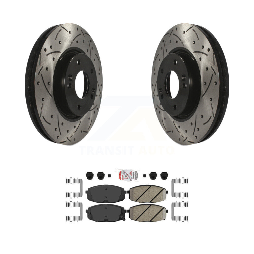 Transit Auto KDA-100514 Disc Brake Kit for 2010-2013 Kia Forte5, Kia Forte, Kia Forte Koup - Front product image