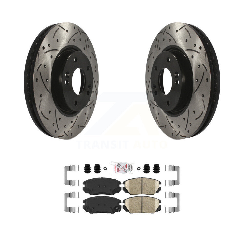 Transit Auto KDA-100518 Disc Brake Kit for 2006-2010 Hyundai Sonata - Front product image
