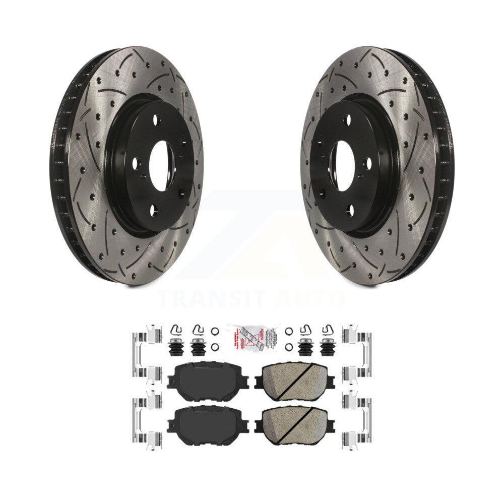 Transit Auto KDA-100526 Disc Brake Kit for 2014-2015 Lexus IS250 - Front product image