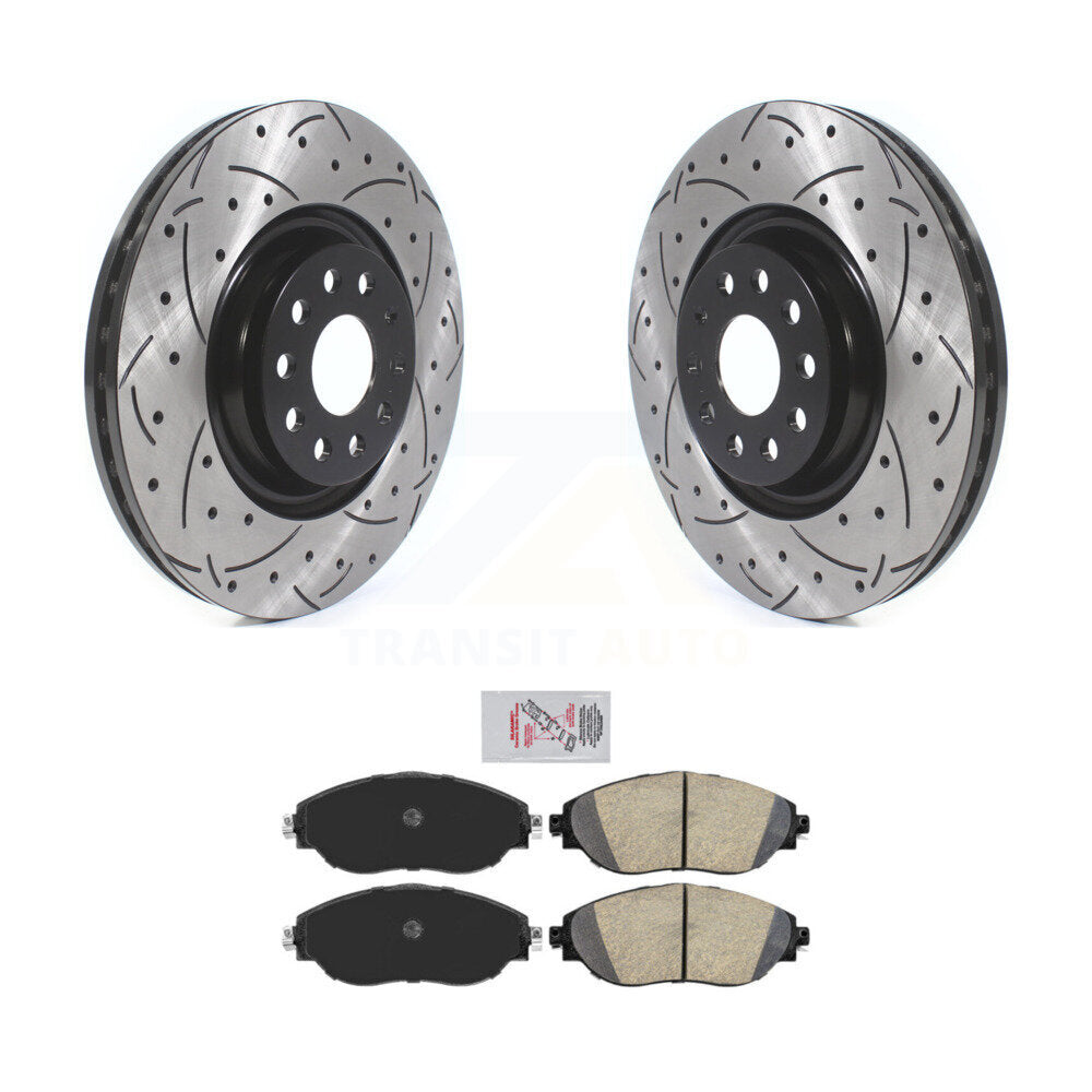 Transit Auto KDA-100529 Disc Brake Kit for 2015-2025 Volkswagen Jetta, Audi Q3, Volkswagen GTI & more - Front product image
