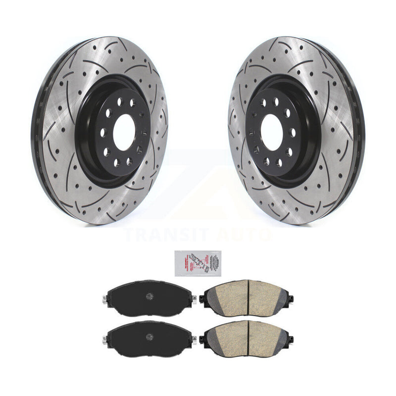 Transit Auto KDA-100529 Disc Brake Kit for 2015-2025 Volkswagen Jetta, Audi Q3, Volkswagen GTI & more - Front product image