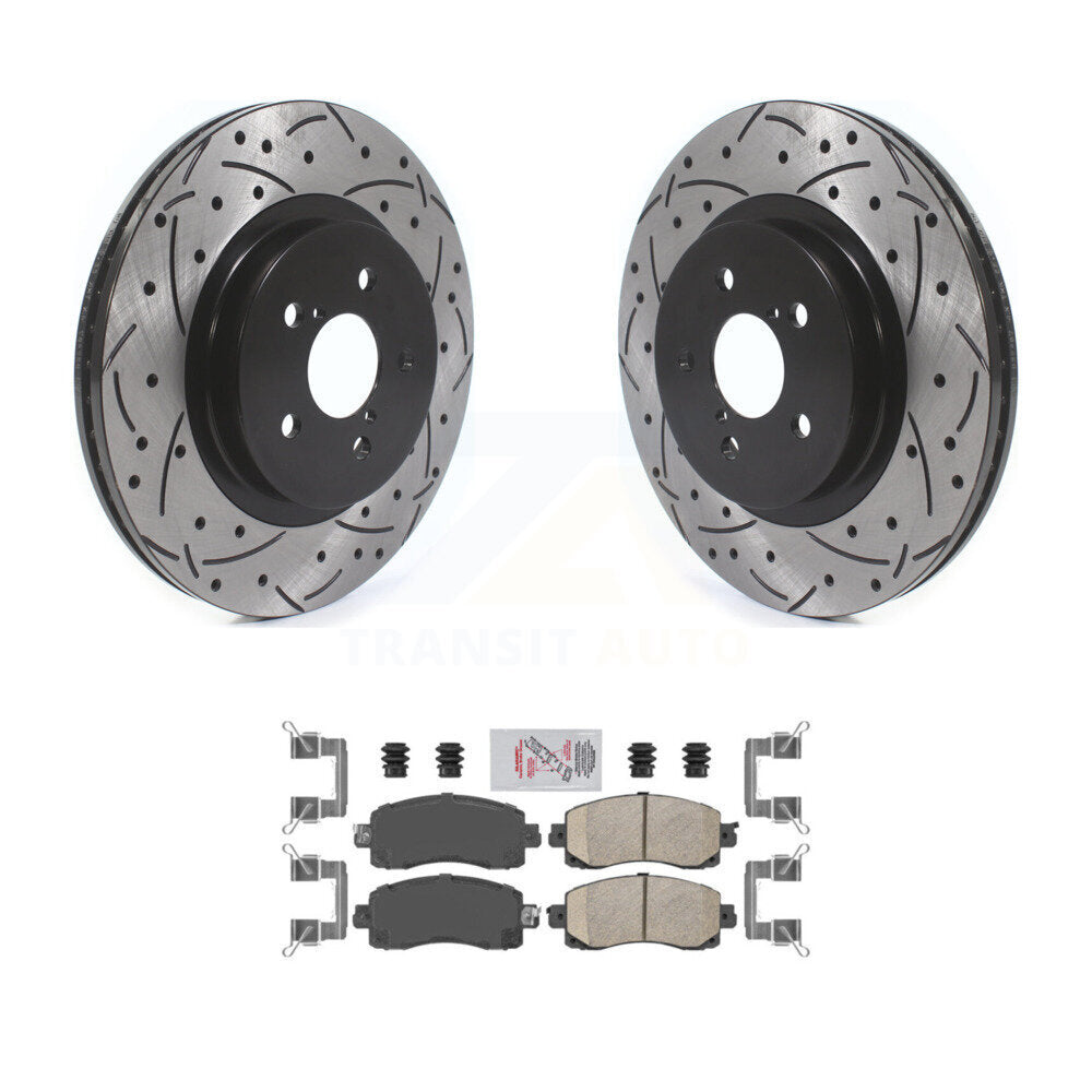 Transit Auto KDA-100536 Disc Brake Kit for 2017-2023 Subaru Crosstrek, Subaru Impreza - Front product image