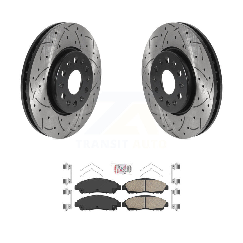 Transit Auto KDA-100540 Disc Brake Kit for 2017-2020 Chevrolet Traverse, Chevrolet Blazer, Buick Enclave & more - Front product image