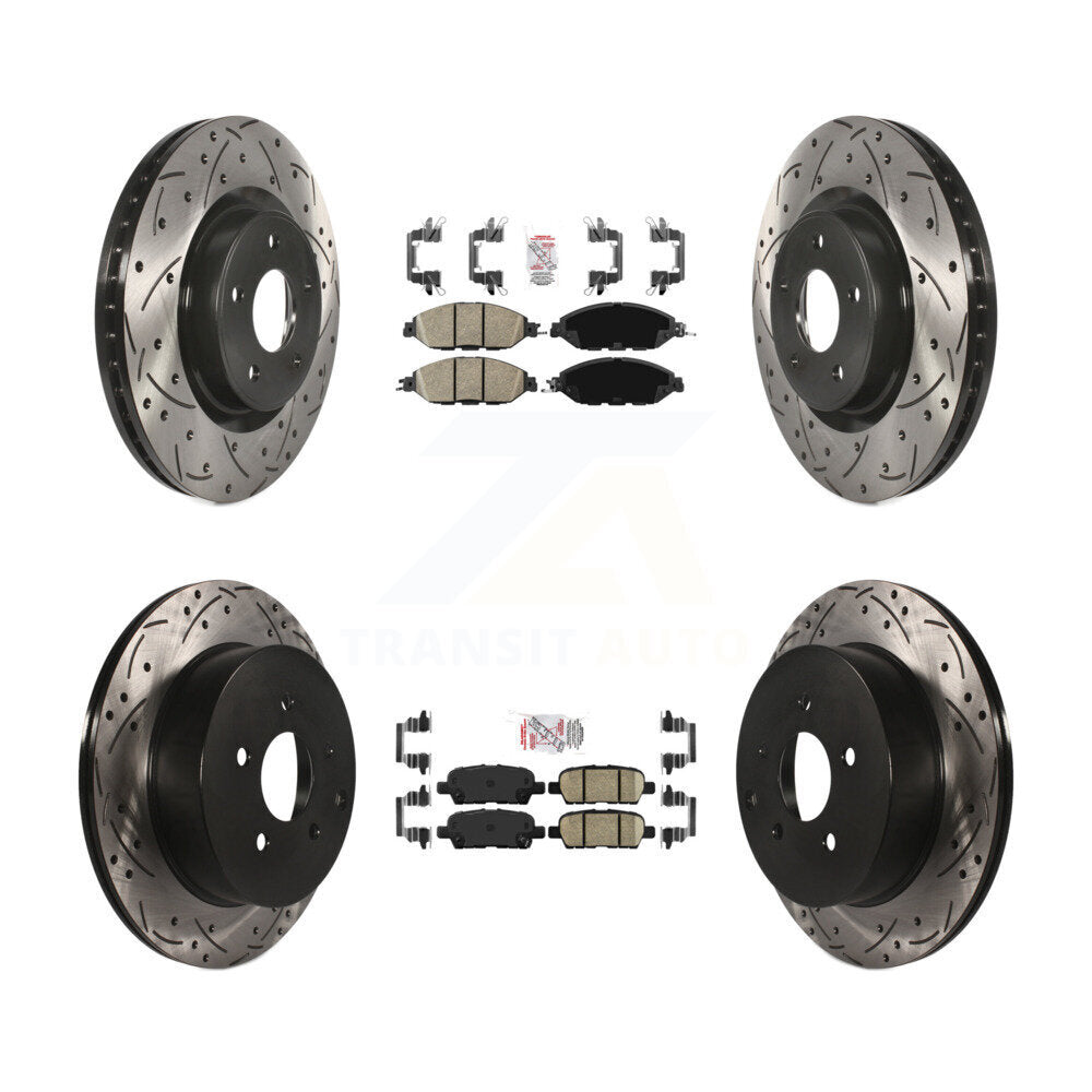 Transit Auto KDA-100559 Disc Brake Kit for 2013-2022 Nissan Murano, INFINITI JX35, Nissan Pathfinder - Front and Rear product image