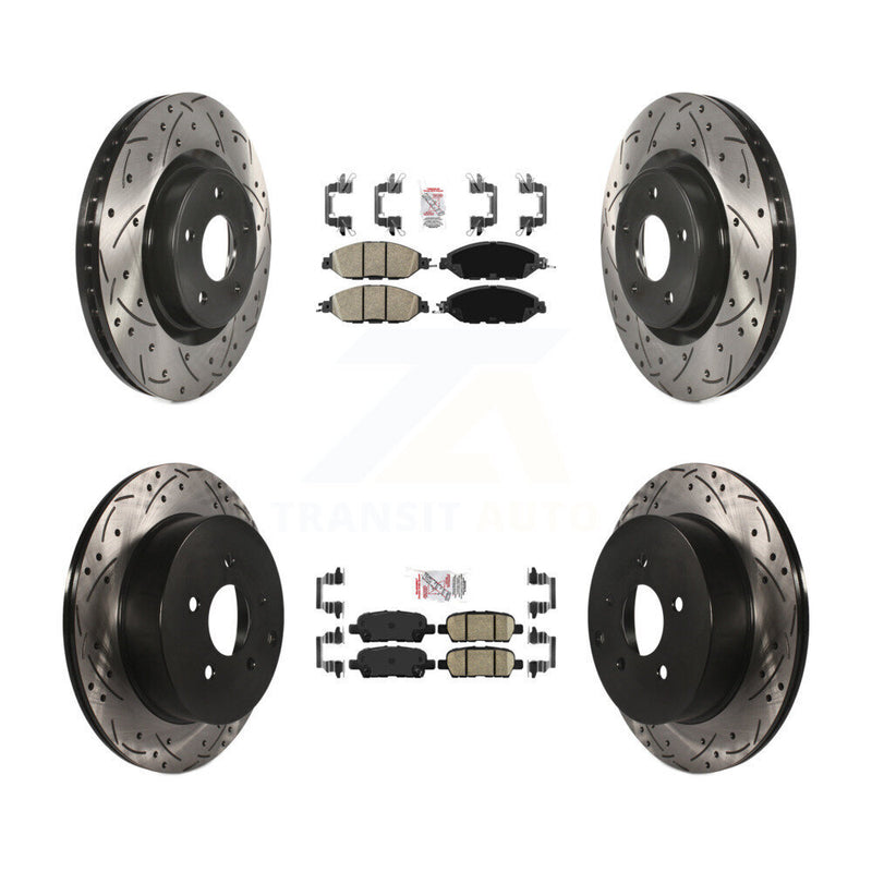 Transit Auto KDA-100559 Disc Brake Kit for 2013-2022 Nissan Murano, INFINITI JX35, Nissan Pathfinder - Front and Rear product image