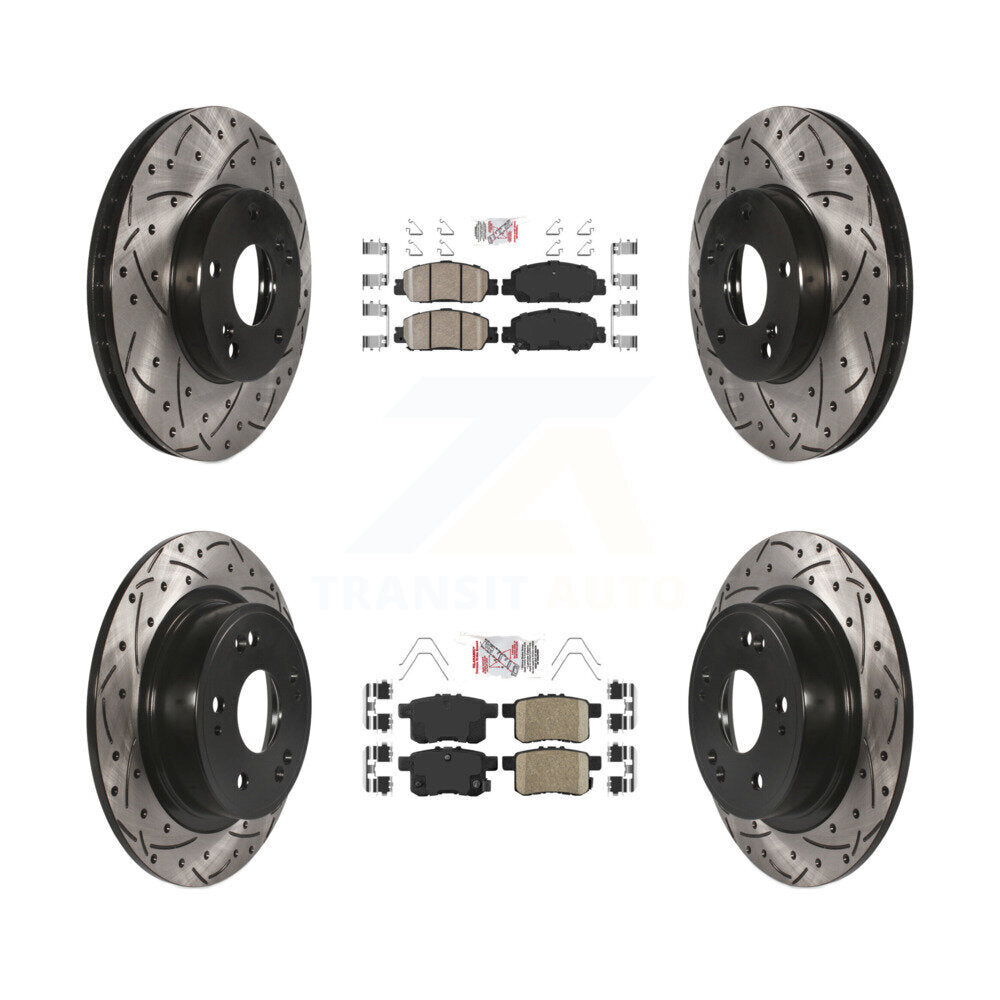 Transit Auto KDA-100567 Disc Brake Kit for 2016 Honda Accord - Front and Rear product image