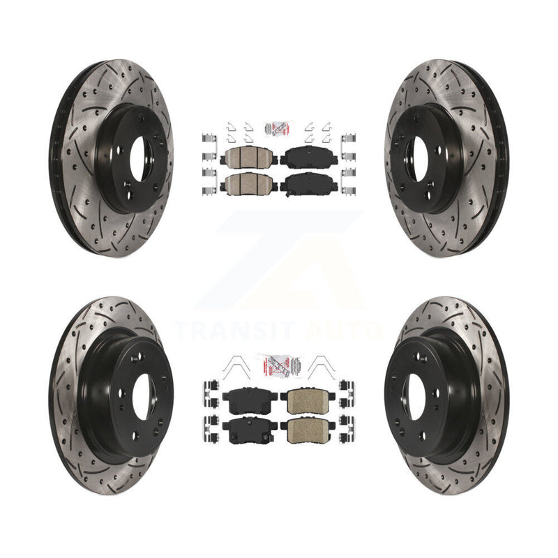 Transit Auto KDA-100567 Disc Brake Kit for 2016 Honda Accord - Front and Rear product image
