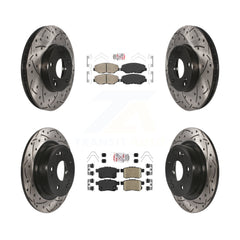 Transit Auto KDA-100568 Disc Brake Kit for 2008-2017 Honda Accord - Front and Rear product image